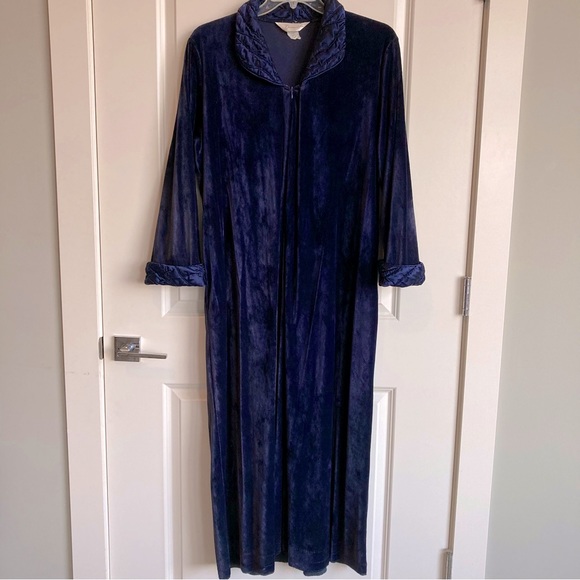 blue satin tube dress New & Lingwood Navy Towelling Bathrobe main image 1